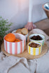 Tapas set with tray, Dia. 23cm, Porcelain, 5/set