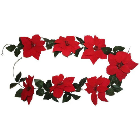 Girlang, B 180cm, Röd