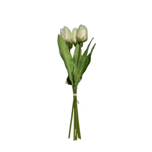 Konstblomma, Tulpan, H37cm, Vit
