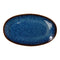 Oval fat, 2,5xW28xD17,2cm Keramik, Blå