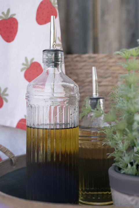 Oljeflaska, med spår, stor, 750 ml