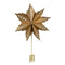 Toppstjärna 8 spetsar, Dia.30cm, Brun
