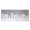Fönsterdekaler, Winter City, H 35cm