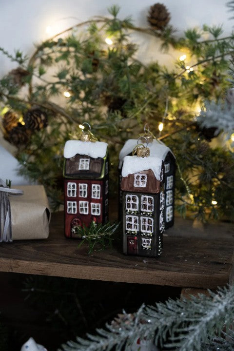 Julkula i glas grönt hus