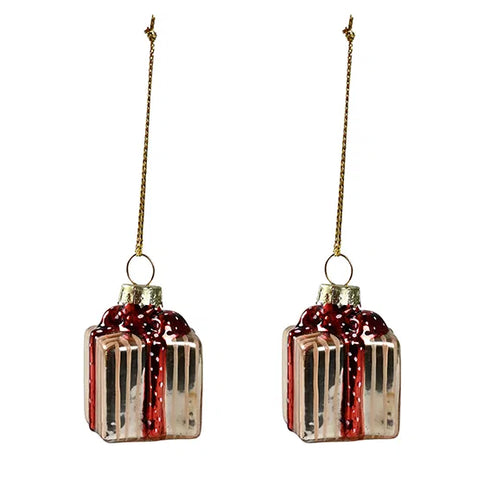 Julkula - Julklappar i miniatyr att hänga i granen, H3xW3xD3cm