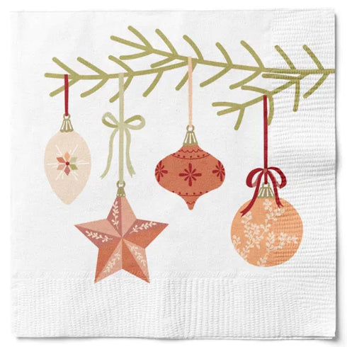 Servetter, 3-lags, Vit, BoHo