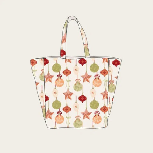 Tygkasse, BOHO Holiday, H41cm, Flerfärgad