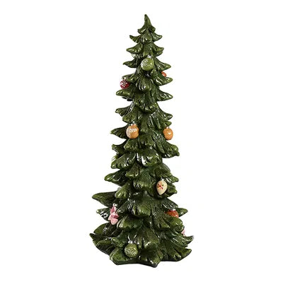 Träd för dekoration H27cm, Polyresin, Grön