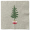 Servetter, 3-lags, Grå/Grön, Julgran