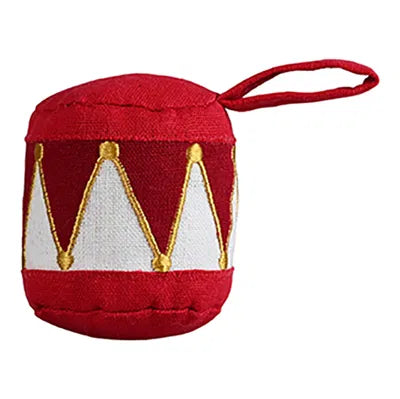 Trumma, H6cm, Bomull, Röd