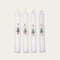 Adventsljus, H 17,5cm, 4/varianter/set, Vit