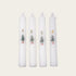 Adventsljus, H 17,5cm, 4/varianter/set, Vit