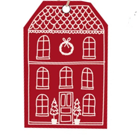 Juladresser, Christmas Joy, Röd, 6/påse