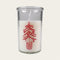 Ljus i glas, Gran, Christmas JOY, H10cm, Vit