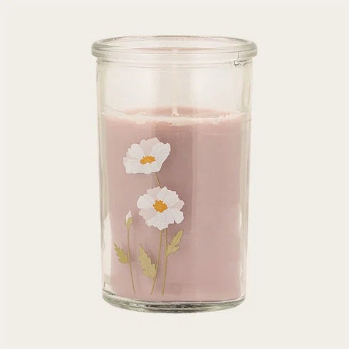 Poppy Rose, light in glass