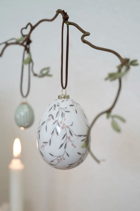 Easter egg, H 8, Styrofoam, Beige