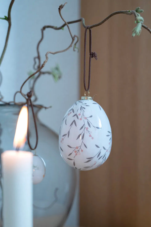 Easter egg, H 8, Styrofoam, Beige