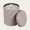 Tealight in tin, H 8cm, Beige