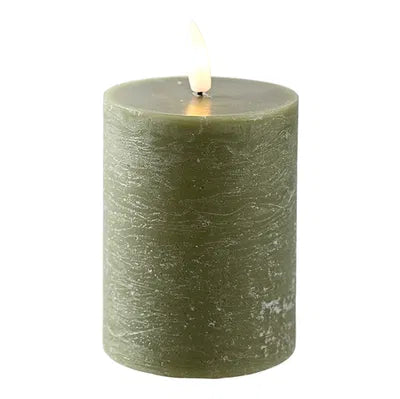 LED-vaxljus, H10m, Timer, Grön