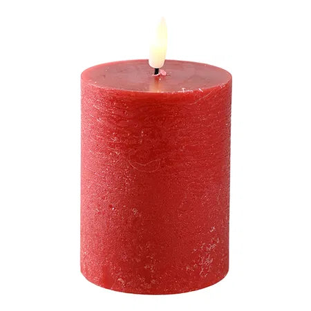 LED-vaxljus, H10m, Timer, Röd