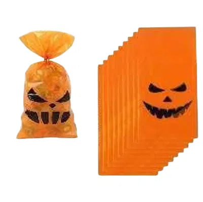 Godispåse Halloween, orange 10-pack