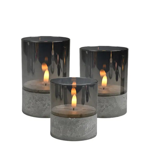 LED-ljus, H9,5/12/14,5 x D8 cm