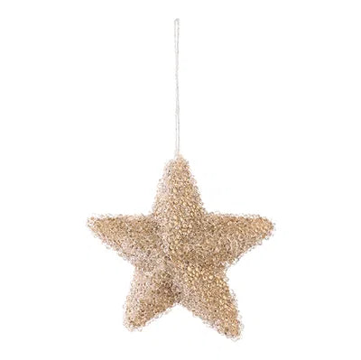 Stjärna H12cm, Frigolit, Guldfärgad
