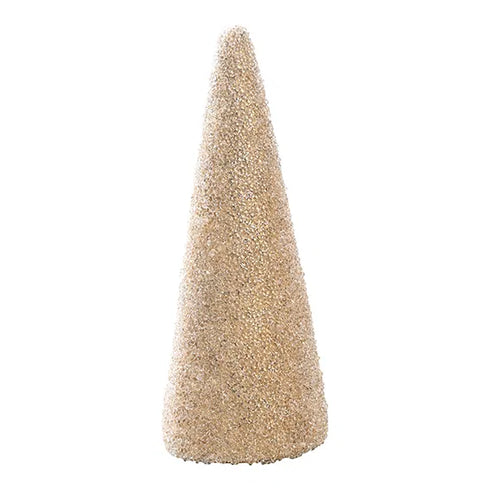 Fir for decoration, H 30cm, Gold-coloured