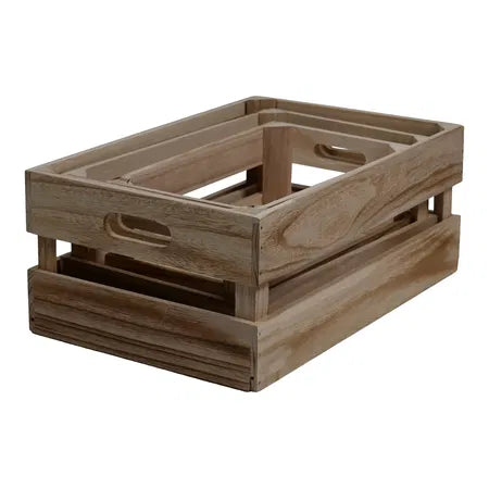 Trälåda, H15xW38xD25cm