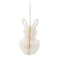 Kanin, H 15cm, Dia. 8cm, 1/påse, Vit
