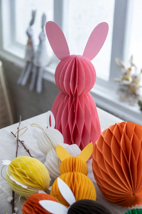 Kanin, H 30cm, Dia. 12,4cm, 1/påse, Rosa