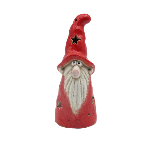 Jultomte m. lång hatt, H 19,3, Röd