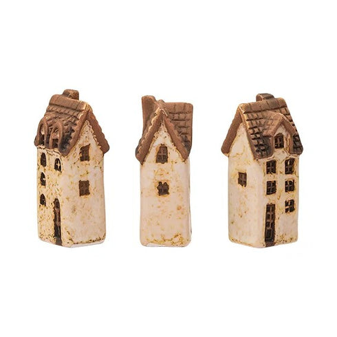 Keramikhus, Mini, Beige, 3ass