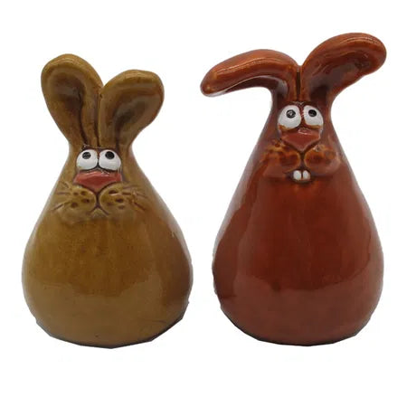 Påskhare, H 13,9cm, 2ass, Brun