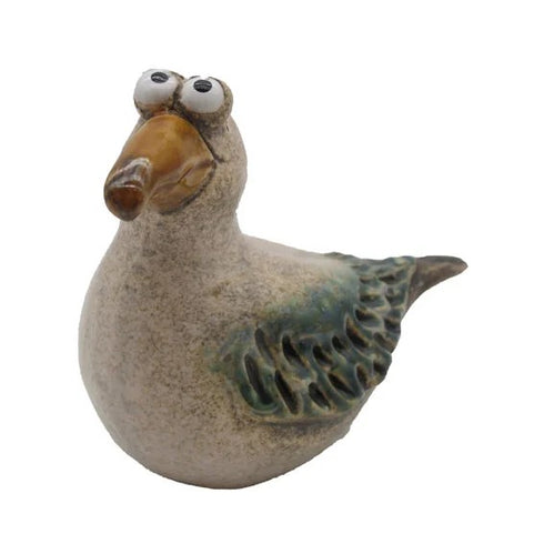 Mås för dekoration - Stengods, H9cm