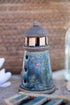 Lighthouse Candle Holder for decoration, w/LED Lamp, H11cm