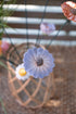 Ceramic flower Daisy, for decoration, H26cm