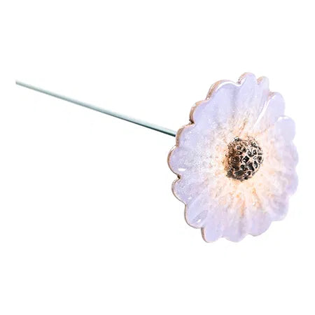 Ceramic flower Daisy, for decoration, H26cm