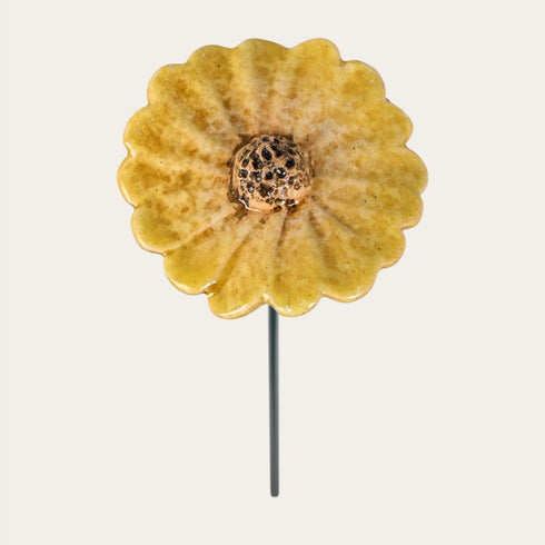 Ceramic flower Daisy, for decoration, H26cm
