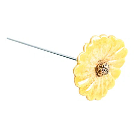 Ceramic flower Daisy, for decoration, H26cm
