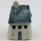 Hus, H 11,2 cm, Stengods, Blå