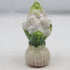 Flower, H 11 cm, Stoneware, White