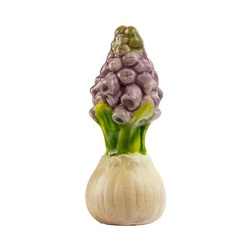Flower, H 11 cm, Stoneware, Purple