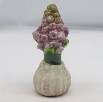 Flower, H 11 cm, Stoneware, Purple