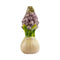 Flower, H 11 cm, Stoneware, Purple