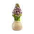 Flower, H 11 cm, Stoneware, Purple