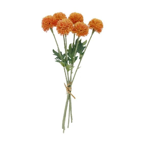 Blombukett orange H 38cm