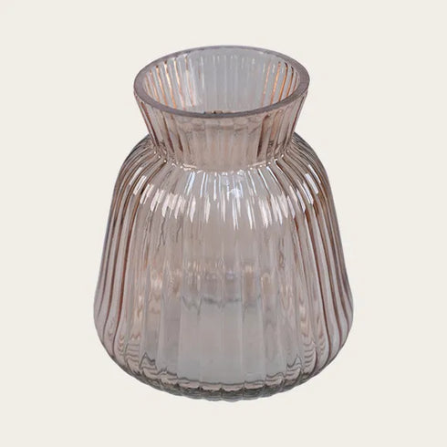 Vas, H13,4xDia11,4cm, brun