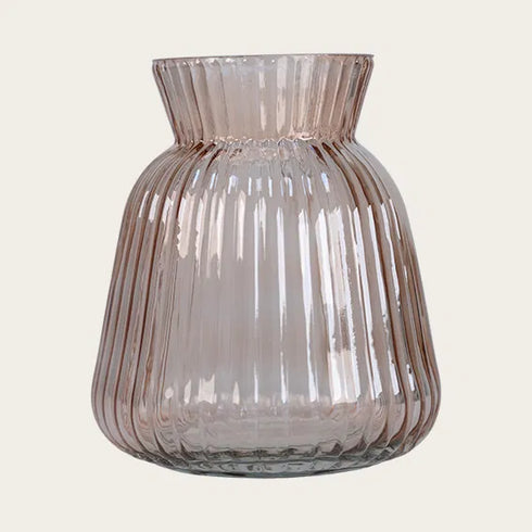 Vas, H13,4xDia11,4cm, brun