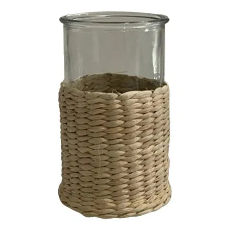 Vas, W. weave-dekor, H17xDia11cm